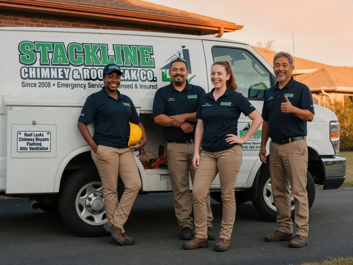 Chimney flashing repair company in Hovland, MN